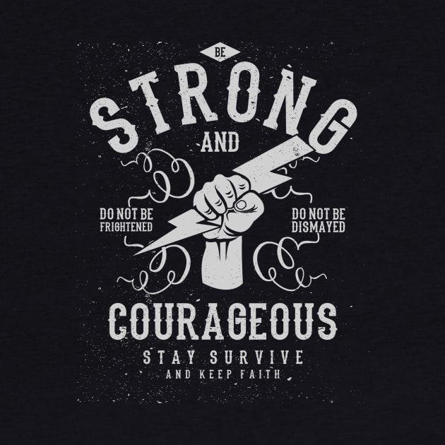 Strong And Courageous Military Workout Courage Strength by MrWatanabe